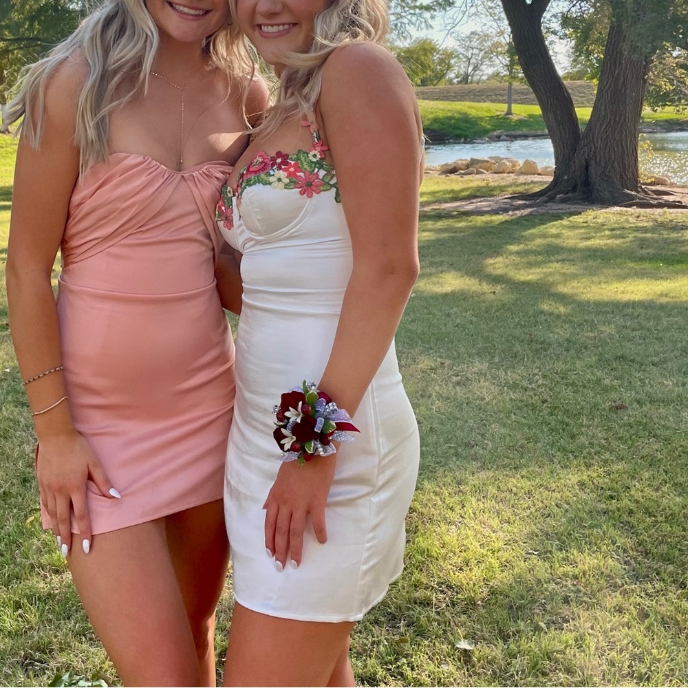 White Homecoming dress